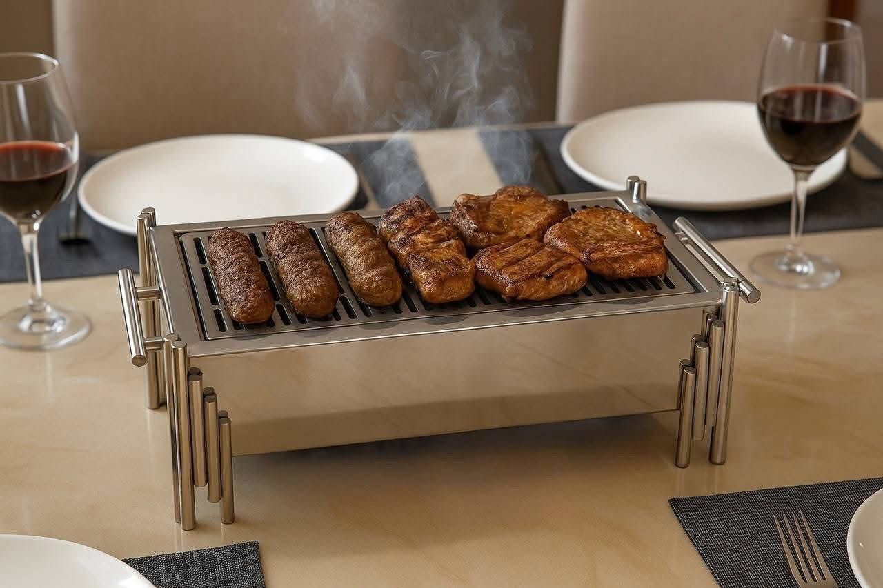 شواية تقديم استانلس استيل